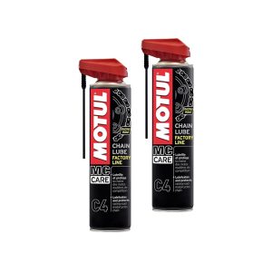 2x Motul MC Care C4 Chain Lube Factory Line