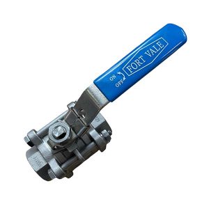 1½” BSP THREE PIECE BALL VALVE 410/304150W FORT VALE