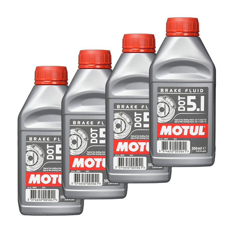 4x Motul Dot 5.1 Brake Fluid - Imagen 2