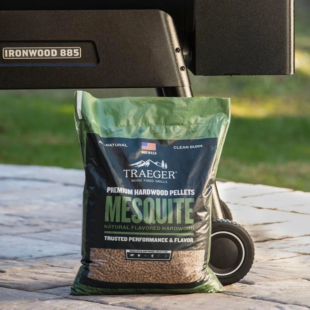 SACO DE PELLETS TRAEGER – MESQUITE 9KG - Imagen 6