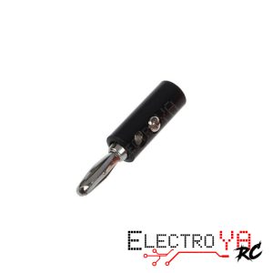 Conector banana Negro
