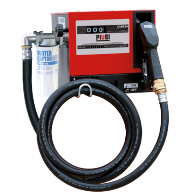 SURTIDOR DE GASOLEO CUBE 56 INCLUYE 6MTS DE MANGUERA Y FILTRO PIUSI F00575400 - Imagen 2