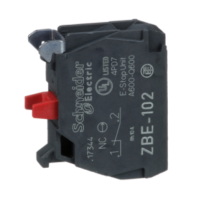 Single Contact Block, Schneider Electric ZBE-102