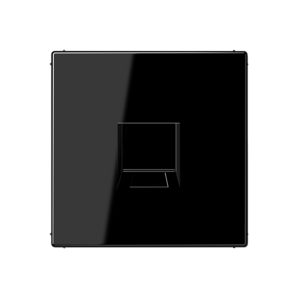 Toma telefónica  en negro Jung LS 990. Ref: LS1969-1WESW