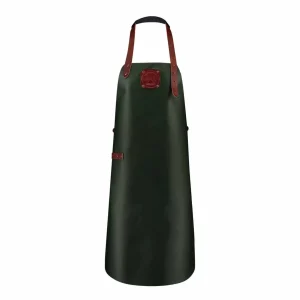 Delantal de cuero WitLoft Classic Verde