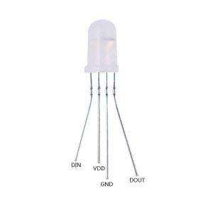 LED RGB direccionable P9823-F8 8 mm