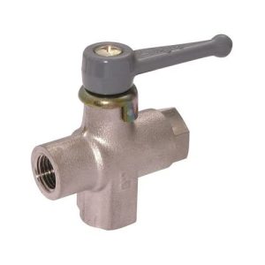 VALVULA DE 3 VIAS,ROSCA HEMBRA, PASO EN CODO LEGRIS