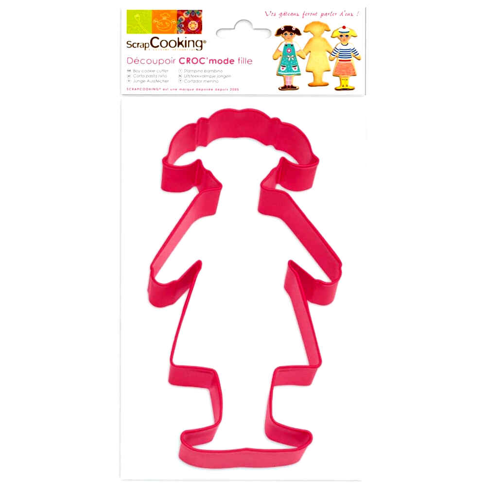 Cortador de galletas niña scrap cooking - Imagen 2