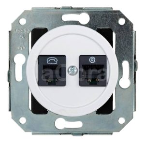 Toma de teléfono y toma de datos Fontini Venezia